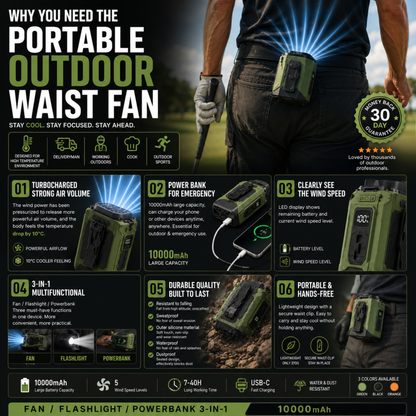 FrostClip|Waist Fan