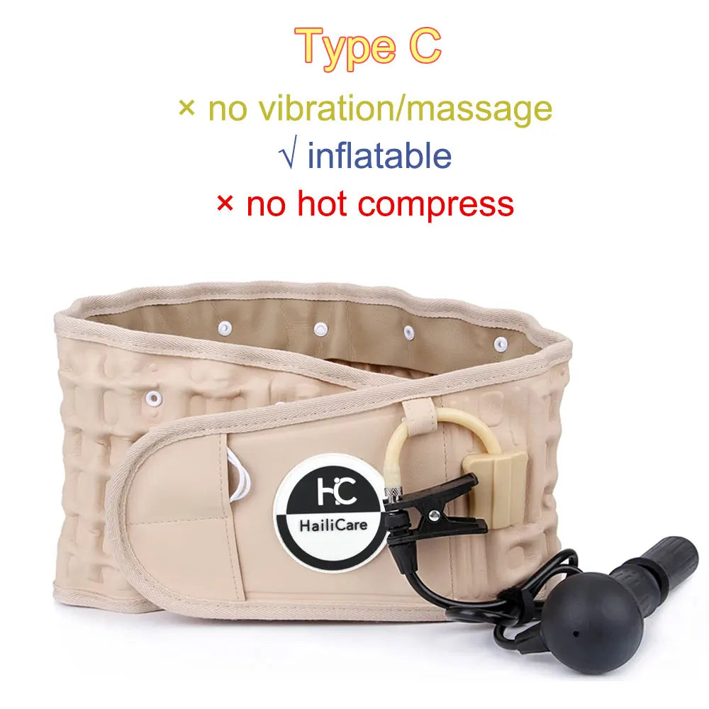 Heating Waist Massager Belts Vibration Inflatable Heated Pads Back Protector Waist Massage Relax Warmer