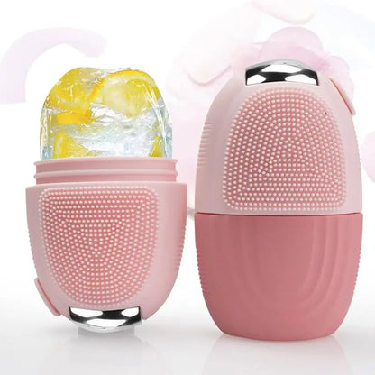 Silicone Ice Cube Trays Beauty Lifting Ice Ball Face Massager Ice Face Roller Contouring Eye Roller Reduce Acne Skin Care Tool