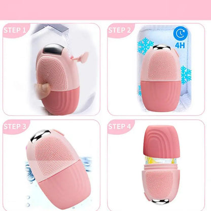Silicone Ice Cube Trays Beauty Lifting Ice Ball Face Massager Ice Face Roller Contouring Eye Roller Reduce Acne Skin Care Tool