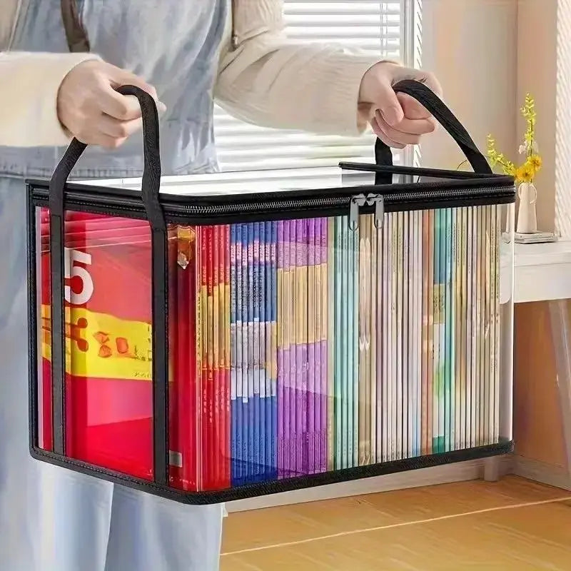 【Free Shipping 】Large Clear Thick Plastic Storage Box with Hinged Lid, Heavy-Duty Durable High Capacity Organizer, Perfect for Home, Camping, Travel, Attic and Moving