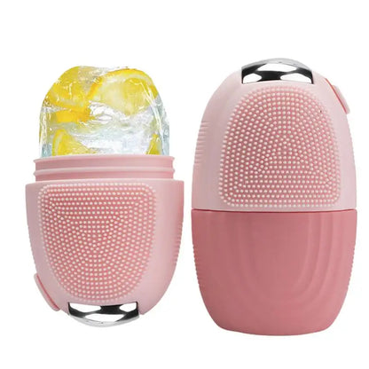 Silicone Ice Cube Trays Beauty Lifting Ice Ball Face Massager Ice Face Roller Contouring Eye Roller Reduce Acne Skin Care Tool